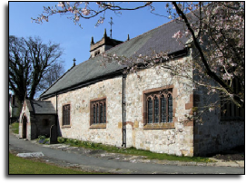 This photo of Cilcain Church was taken in February 2004